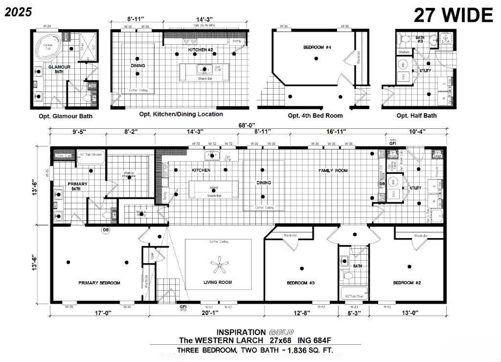 27×68 – Western Larch ING 684F