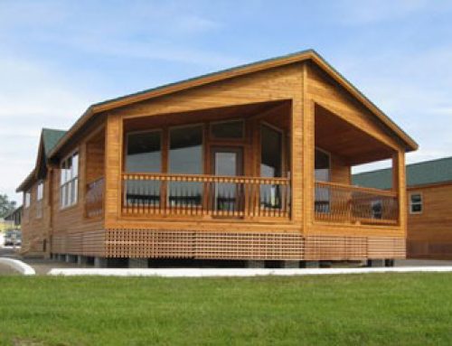 log cabin style mobile homes for sale